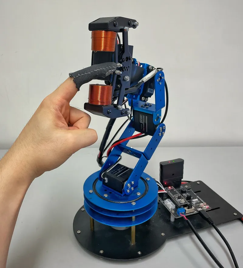 the Remote Emulation Haptic Finger Glove that can accurately replicate the surface textures and tactile hardness of different objects 